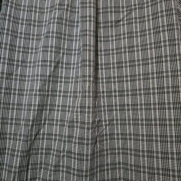 MICHAEL Michael Kors Men's Black Plaid Button Down Shirt - Regular Fit - Large - Picture 7 of 8